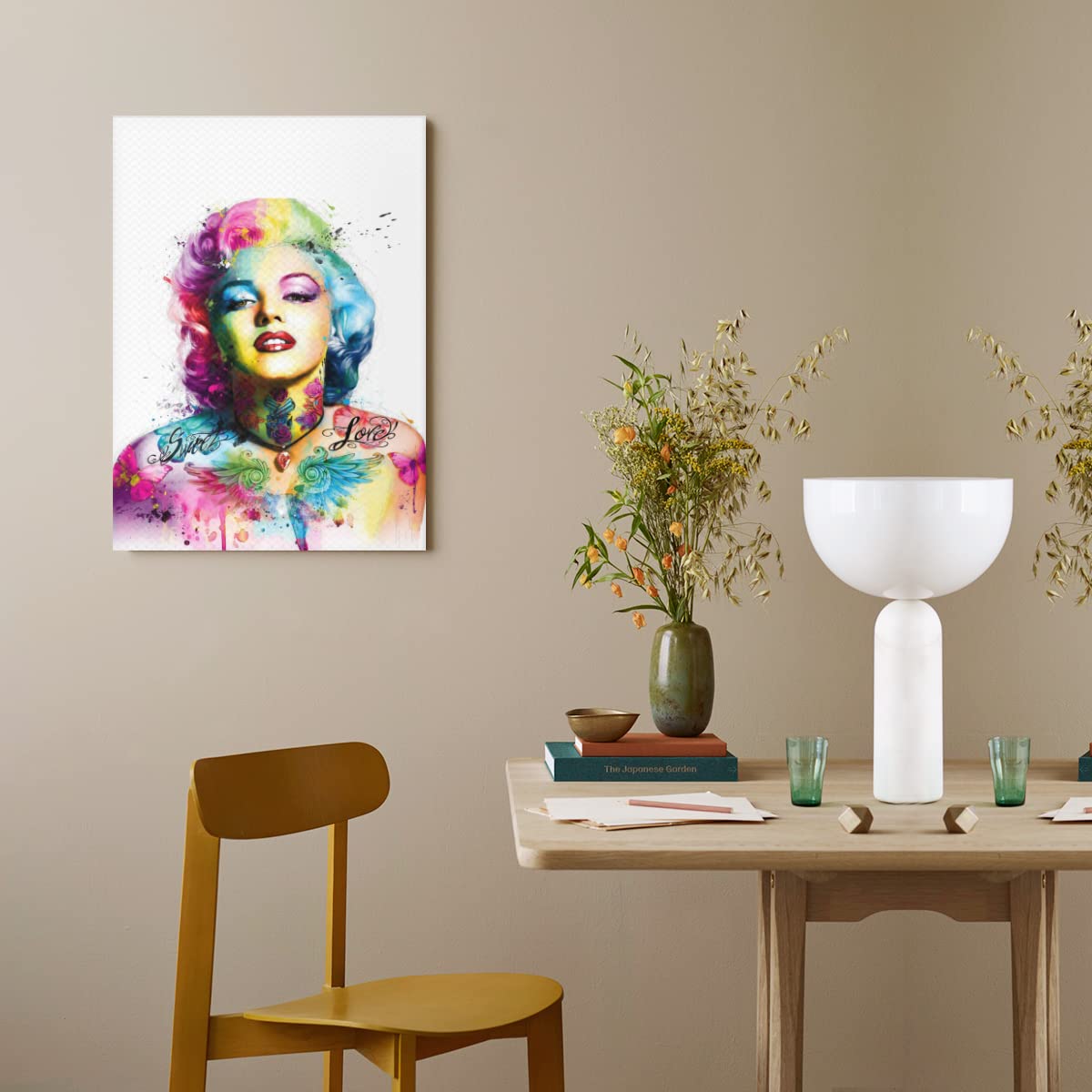 Amazon.co.jp: アートパネル マリリン モンロー 壁掛け絵画 アート