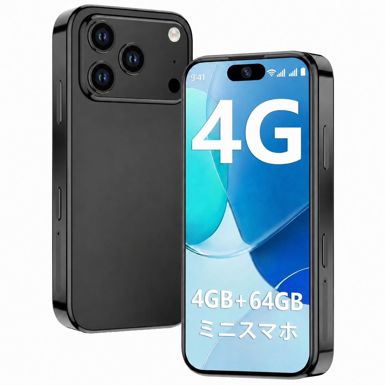 Amazon | ミニスマホ SIMフリー 本体 3.7インチ 小型スマホ 4G LTE