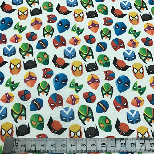 Telas Por Metro Kt KILOtela - Tela De Patchwork, Impresión Digital, 100% Algodón Entretela Termoadhesiva