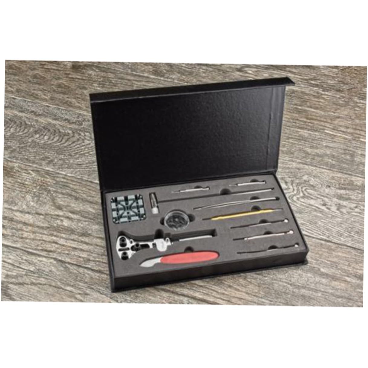 29 Piezas Kit de Reparación de Relojes Profesional con Herramientas para Abrir Caja Ajustar Correa y Barra de Resorte Accesorios para Mantenimiento y Cambio de Batería