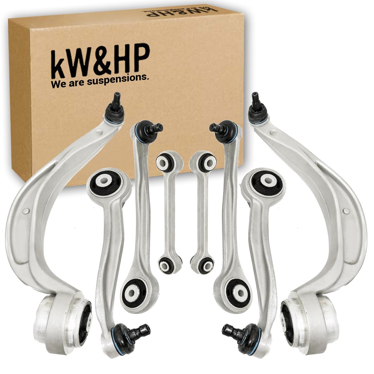 KIT 8PZ BRACCI BRACCETTI AVANTRENO PER A4 (8K2 B8), A4 AVANT (8K5 B8), A4 ALLROAD (8KH B8), A5 (8T3 8TA 8F7), Q5 (8RB)