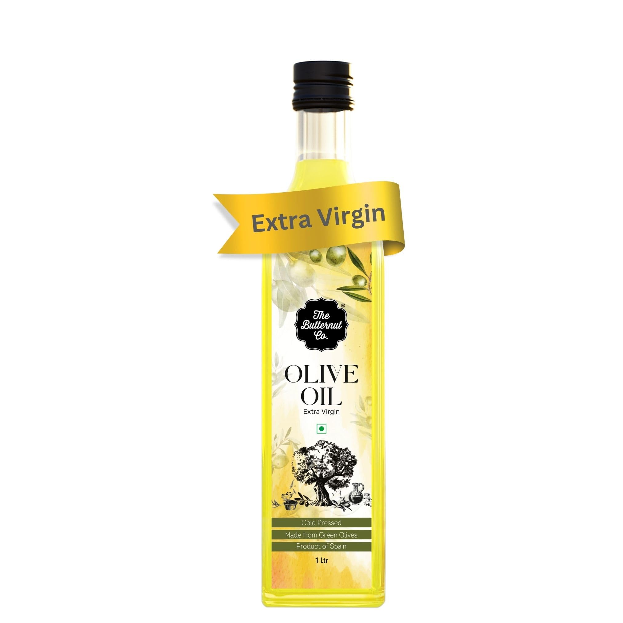 The Butternut Co. Cold Pressed Extra Virgin Olive Oil EVO, Premium Cooking Oil, Perfect for Dressing, Garnishing and Drizzling on Salads, Good for Health, Digestion and Heart, Daily Use, 1 Litre (B0D8F7N18G) Amazon Price History, Amazon Price Tracker