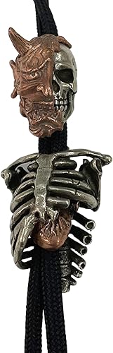 Miniatura 1 de EDC - Cuentas de cuerda de paracaídas de latón y cobre para cuentas de cordón de cuchillo, colgantes de cordón de calavera, anillos para llavero,