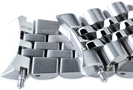Boucle Déployante Acier 316L 20mm Pour Bracelet Seiko SKX007 Et Modèles Compatibles