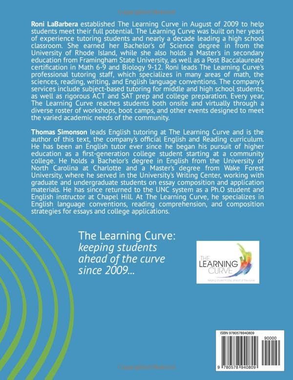 Ahead of the Curve: Essential Reading & Writing Skills for Standardized Testing and College Preparation - Image 2