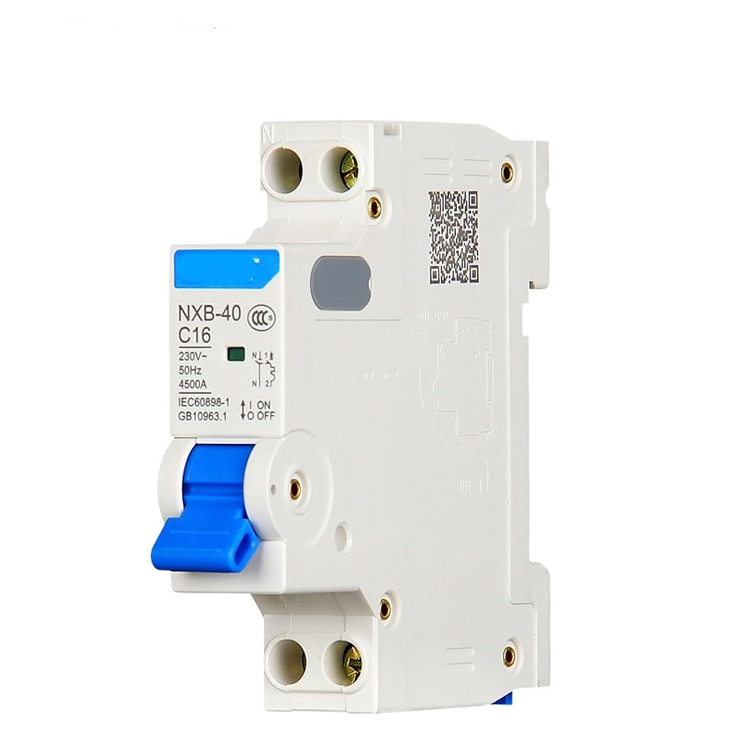 NXB-40 DPN 1P+N 6A 10A 16A 20A 25A 32A 40A 220V 230V 50HZ Miniature Circuit Breaker MCB DZ267 1Pcs(25A)