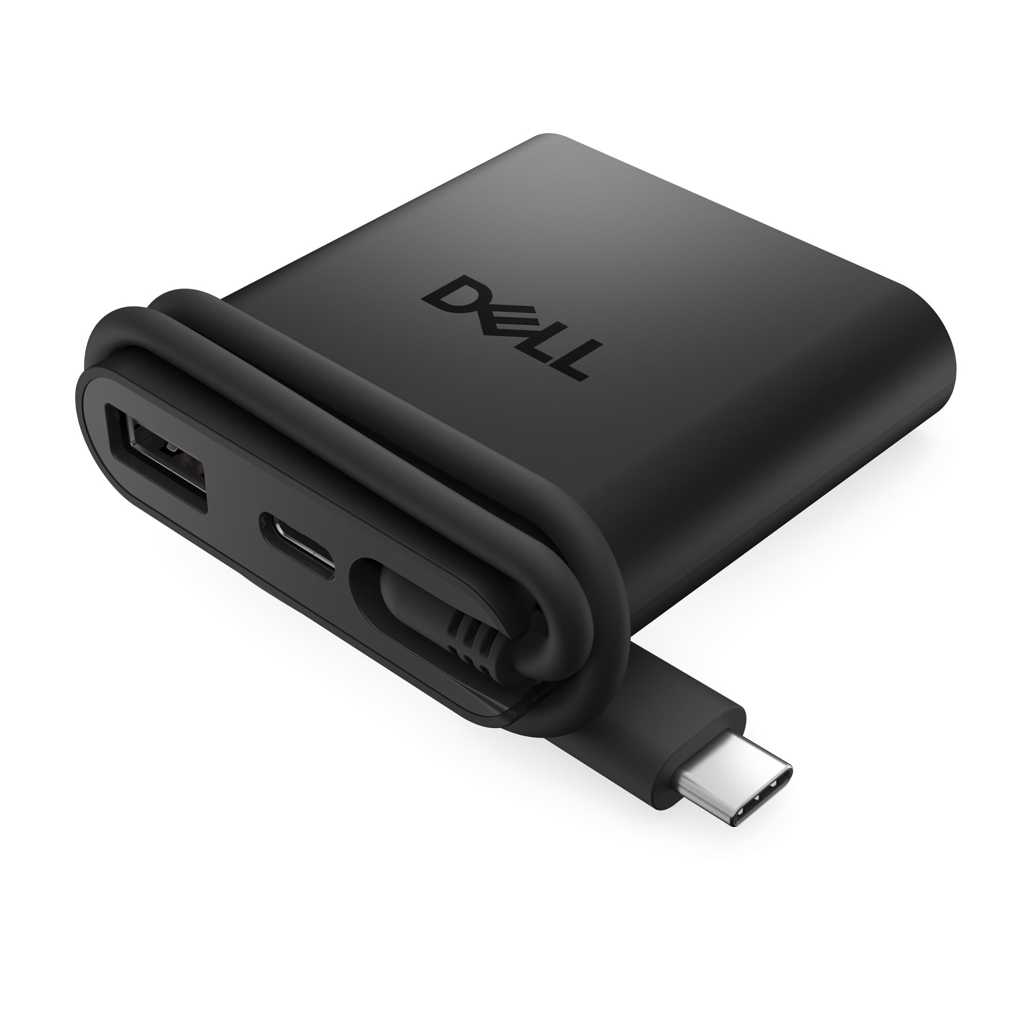 Dell Pro 4-in-1 USB-C Travel Hub - DA225 - Plug and Play, Two USB
