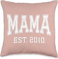 Vista 1 de Mama Est 2010 Custom Mom Personalized Mothers Day Customized Throw Pillow