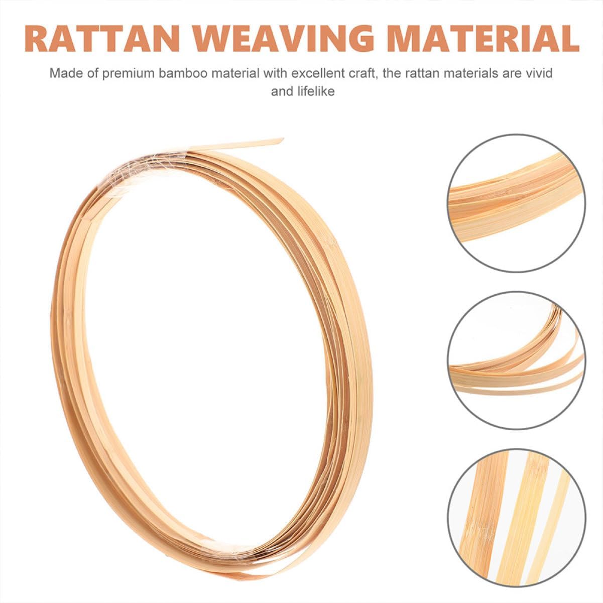 HOODANCOS 2 Weaving Material Bundles of Reeds for Craft Projects Total Durable Basket Making Supplies for Home Decor and Furniture Maintenance