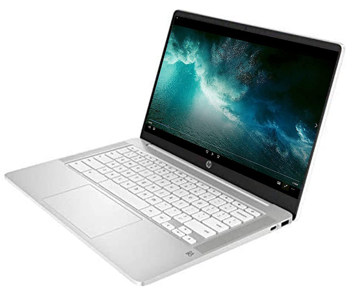 2021 HP 14inch Touchscreen Chromebook, Intel Celeron Processor Up