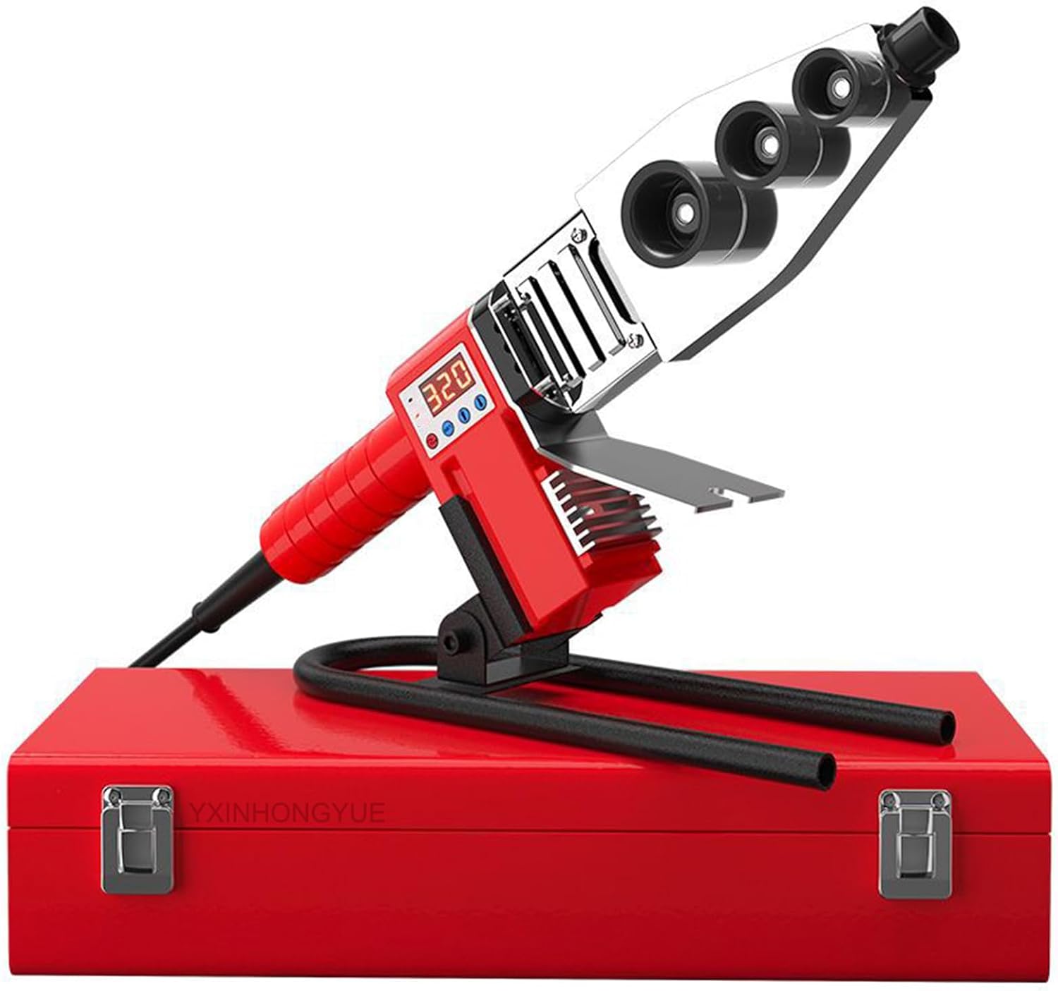 Digital Display Plastic Pipe Welding Machine 0-330°C Adjustable Temperature Electric Pipe Welding Machine PVC Pipe Welders 220V Pipe Welding Equipment