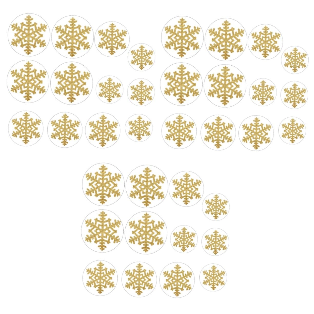 ABOOFAN 36piezas Pegatinas De De Autoadhesivas Para Decoración Navideña Para Paredes y Suelos Decoración Creativa Para Fiestas De Navidad Hogar Oficina