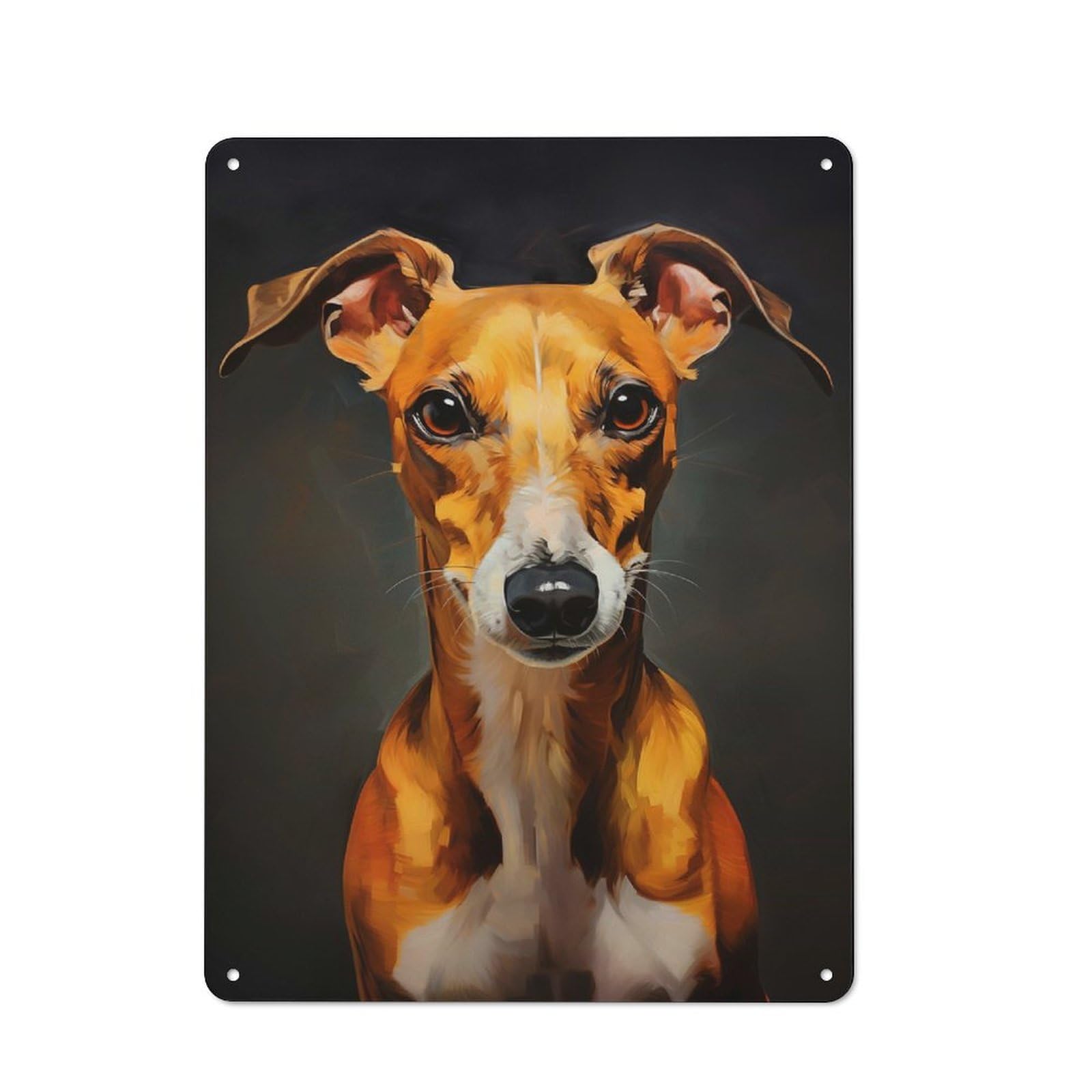 Whippet Metal Sign 40x30cm, Vintage Bar Wall Plaque for Diner, Restaurant, Shed Or Kitchen