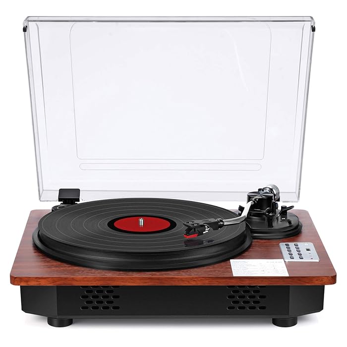 Buy Record Player Turntable 3Speed Vinyl LP Player with Speakers