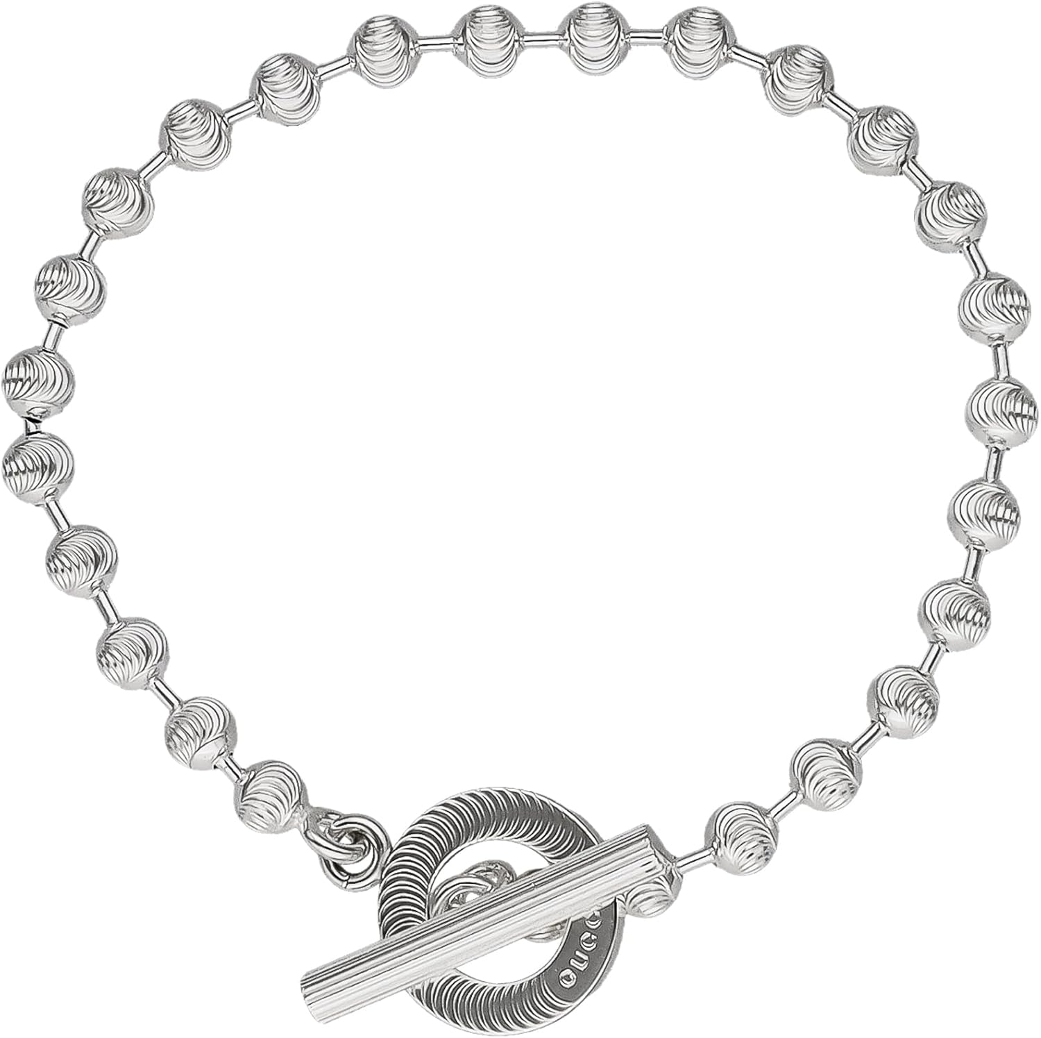 グッチ ブレスレット 602707-J8400 602707-J8400 ユニセックス、フリーサイズ、シルバー、宝石なし