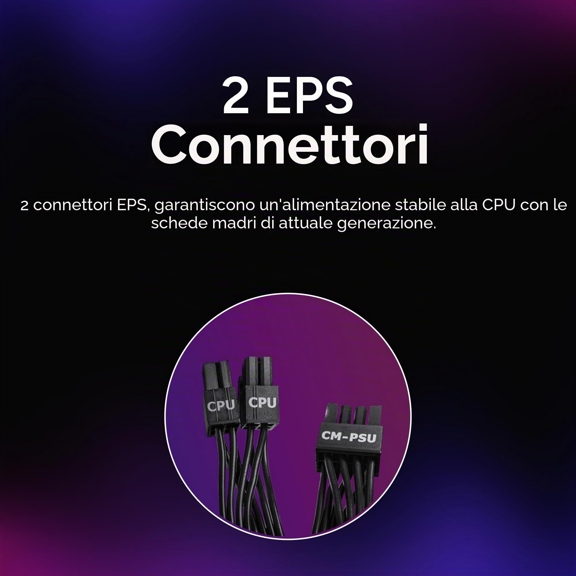 Cooler Master MWE Gold 850 V2 completamente modulare, 850 W, efficienza 80+ Gold, ventola HDB silenziosa, 2 connettori EPS, resistenza alle alte temperature, garanzia 5 anni