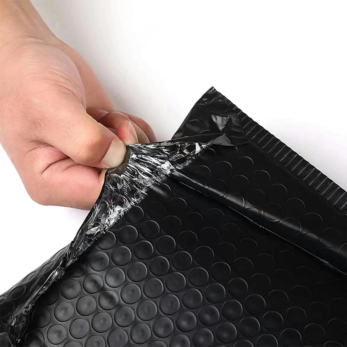 100 Stück schwarze Luftpolster-Versandtaschen, Geschäftsbedarf, Versandpaket, Versandtaschen, gepolsterte Versandumschläge, Versandtaschen für Verpackungen, Blau, 18 x 23 cm