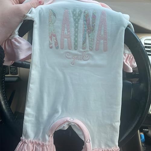Miniatura 8 de Personalized Sleeper Baby Coming Home Outfit, Personalized Neutral Naby Romper and Hat Set Custom Infant Boy Coming Home Outfit Baby Shower Gift