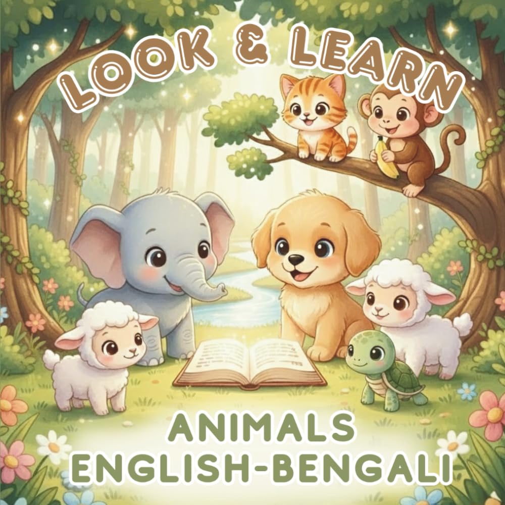 Look & Learn: Animals (English-Bengali)