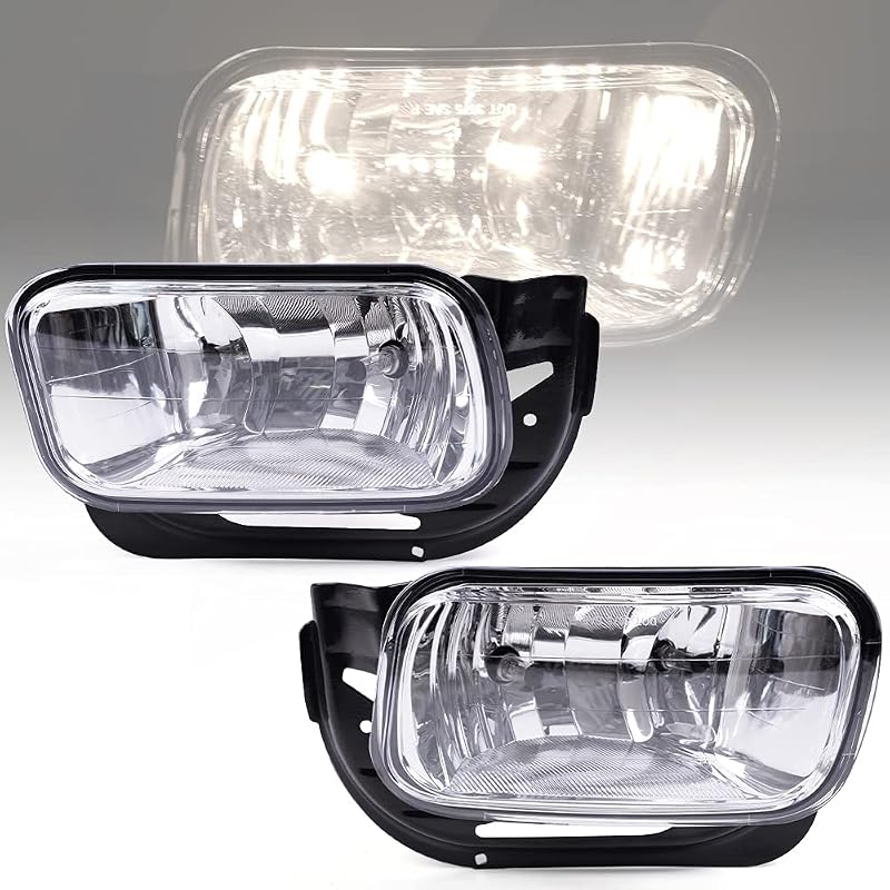 Faróis de Neblina G-PLUS com Lente Cristal para Dodge Ram 1500, 2500 e 3500 – Par