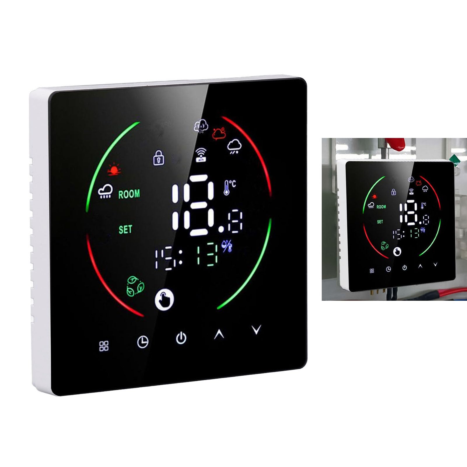 East2 3A Smart WiFi Thermostat, Programmable Room Temperature Control with 7-Day Schedule, Intuitive LED Display - Image 3
