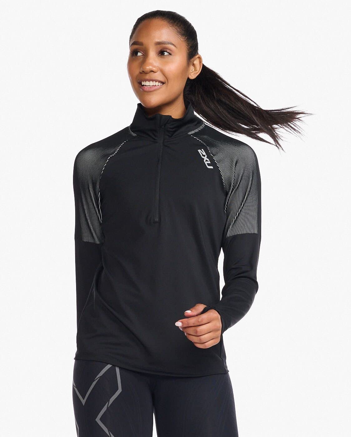 2XU Light Speed 1/2 Zip T-Shirt Femme (Lot de 1)