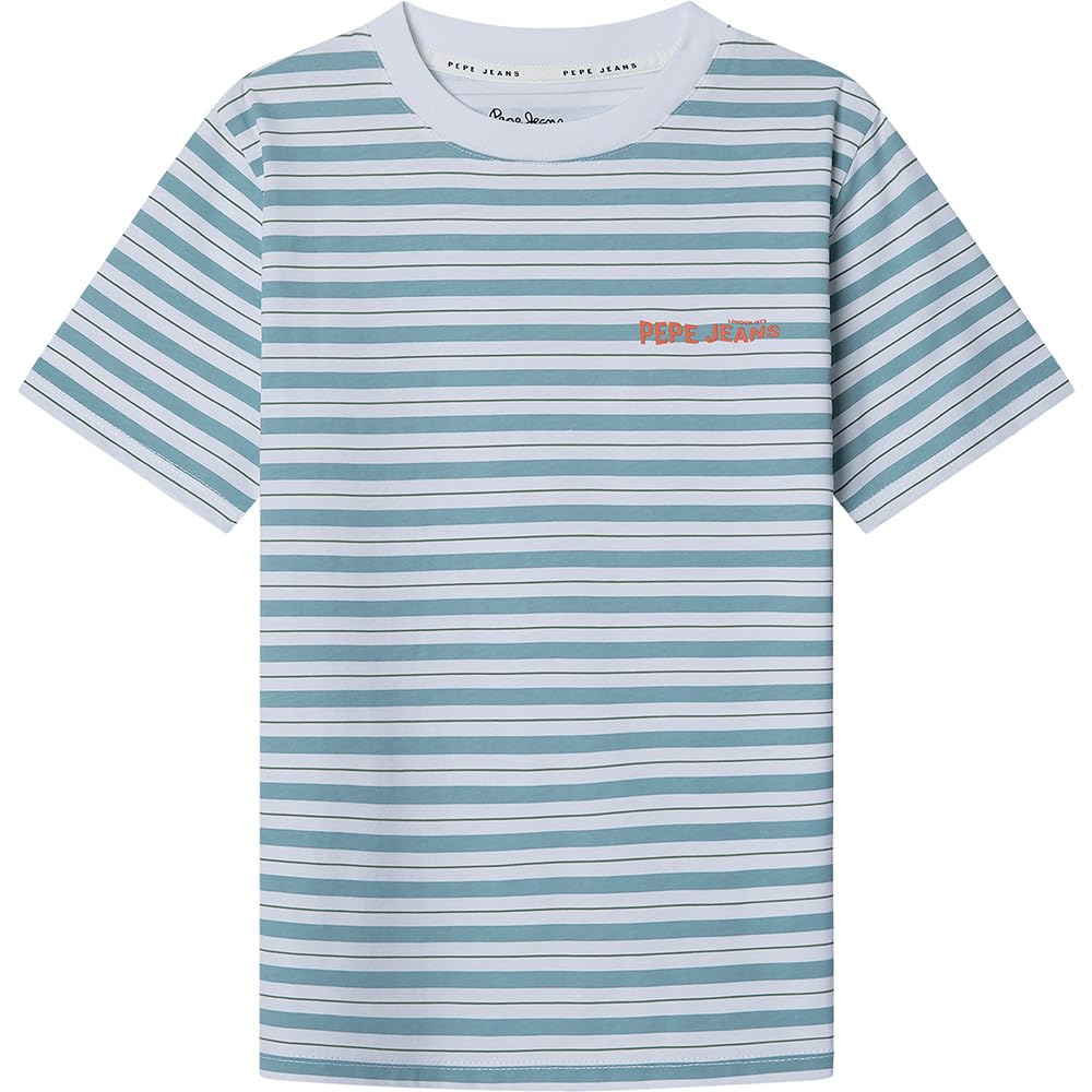 Camiseta Pepe Jeans Jack para niños en algodón azul 5