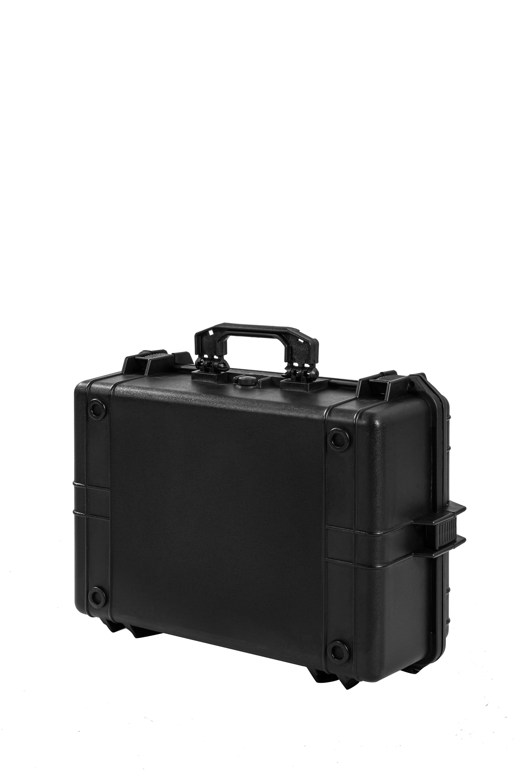 Electronicx Valigetta Rigida per Fotocamera con Schiuma – Custodia Antiurto IP55 Resistente a Polvere e Spruzzi, Richiudibile – Per DSLR, Obiettivi, Droni, Attrezzi e Armi – 57×41,5×21,5 cm Nera