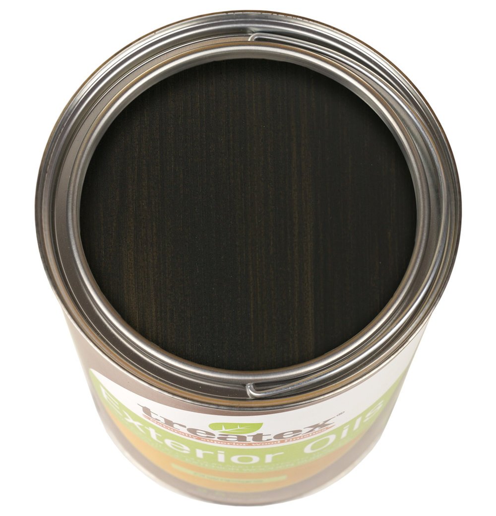 Treatex Exterior Oil for Wood Decking,Cladding etc - Smokey Black 31631 =1 Litre