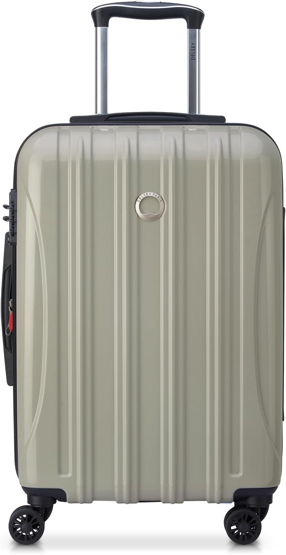 DELSEY PARISHelium Aero Hardside Expandable Luggage with Spinner Wheels, Latte, Carry-On 21 Inch