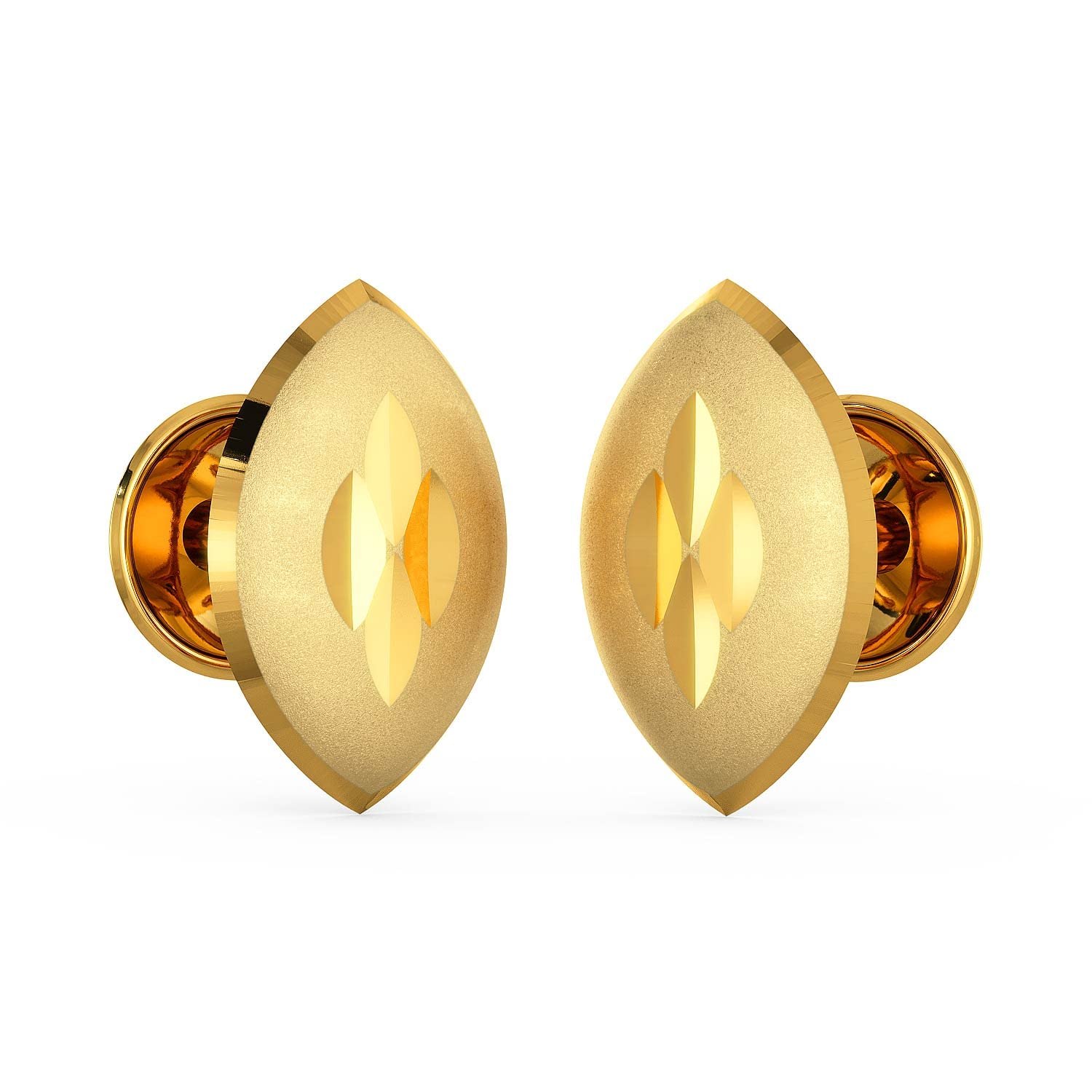 22KT (916) Yellow Gold Drop Earrings for Women (BN11198357)