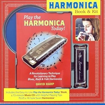 Paperback Play the Harmonica Today! Harmonica Book & Kit Book