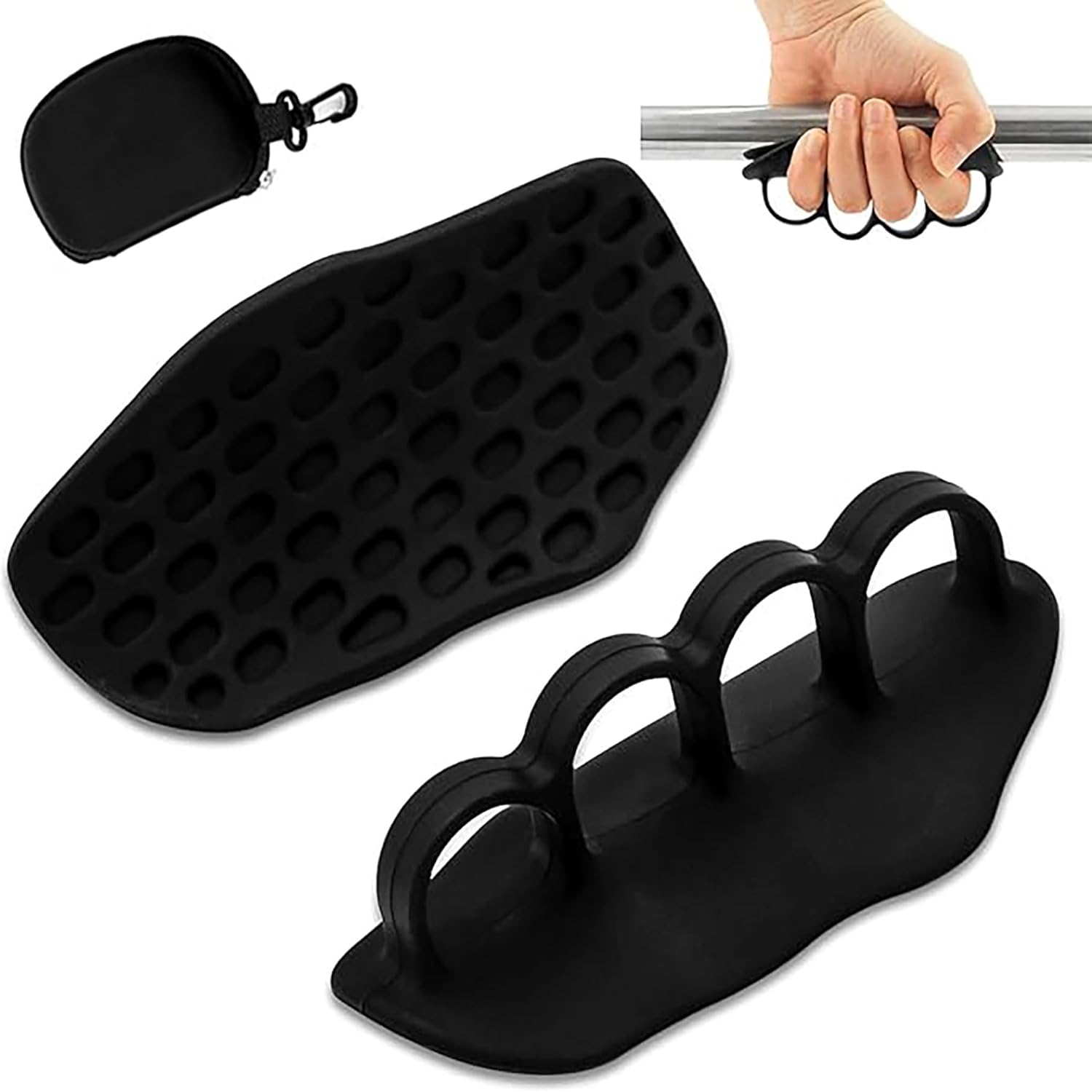 New Anti-Slip Workout Grips, Gym Grips Deadlifts Palm Protection Gloves for Weight Lifting for Men Women, Gym Training and Exercise