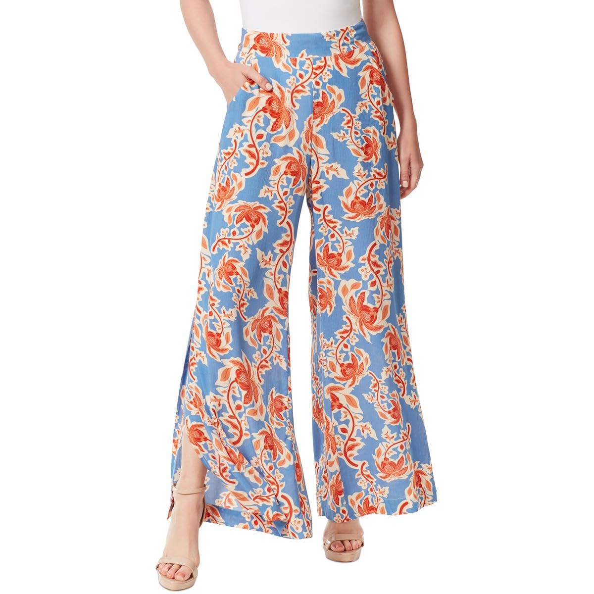 Jessica Simpson Womens Shaye Soft Wide Leg Pant Standard