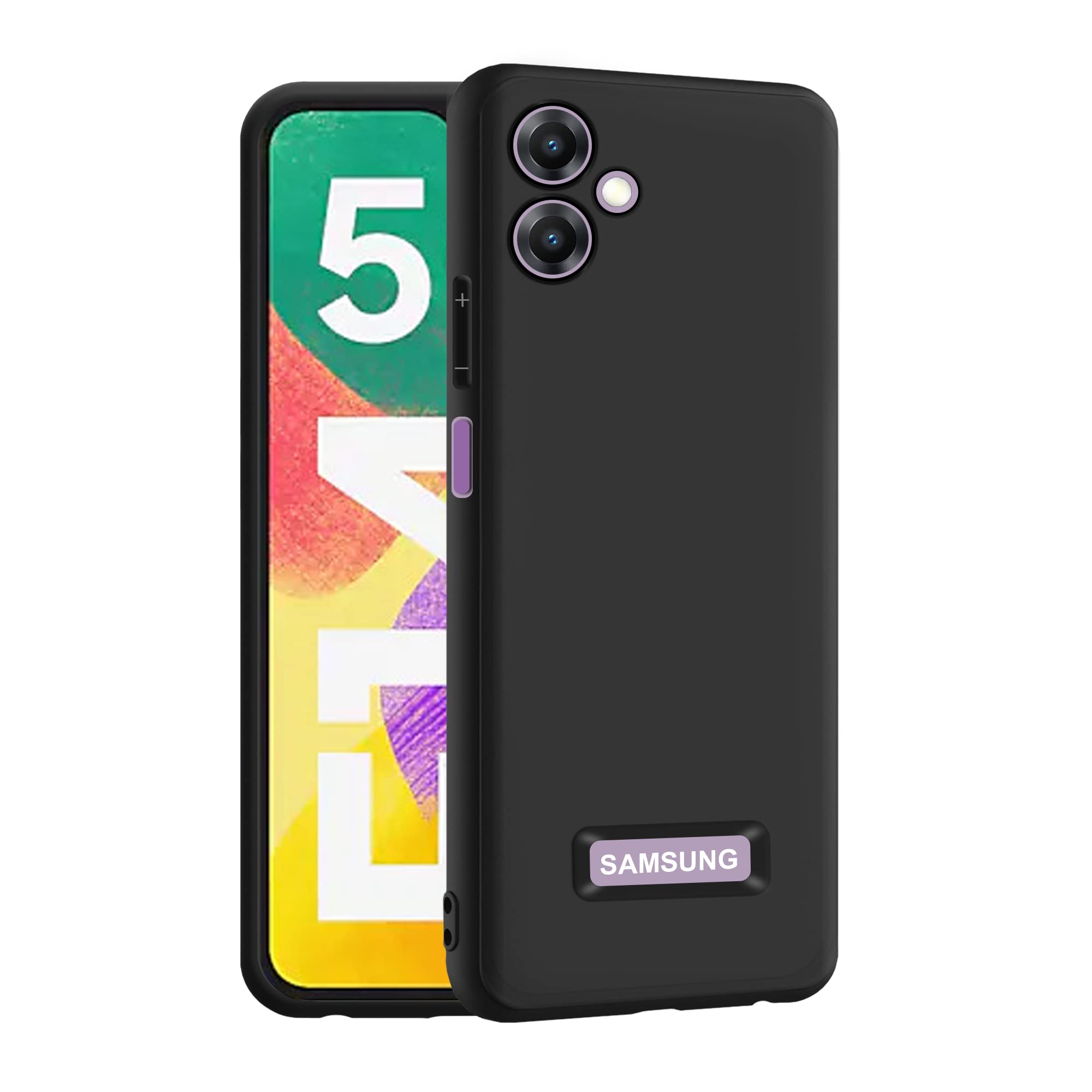 CEDO Samsung Galaxy F14 (5G) Back Cover | Camera Bump Protection & Inner Velvet Fabric Lining | Ultra Slim Matte Soft Rubberised Case Cover (Black) (B0C5X3ZCQ9) Amazon Price History, Amazon Price Tracker