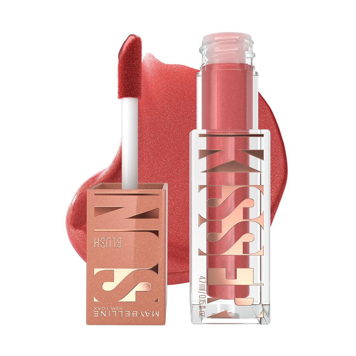 Imagen del producto: Maybelline SunKisser Blush Líquido acabado glow, 12H, con Vitamina E, tono 06 City Sizzle, 4.7 ml