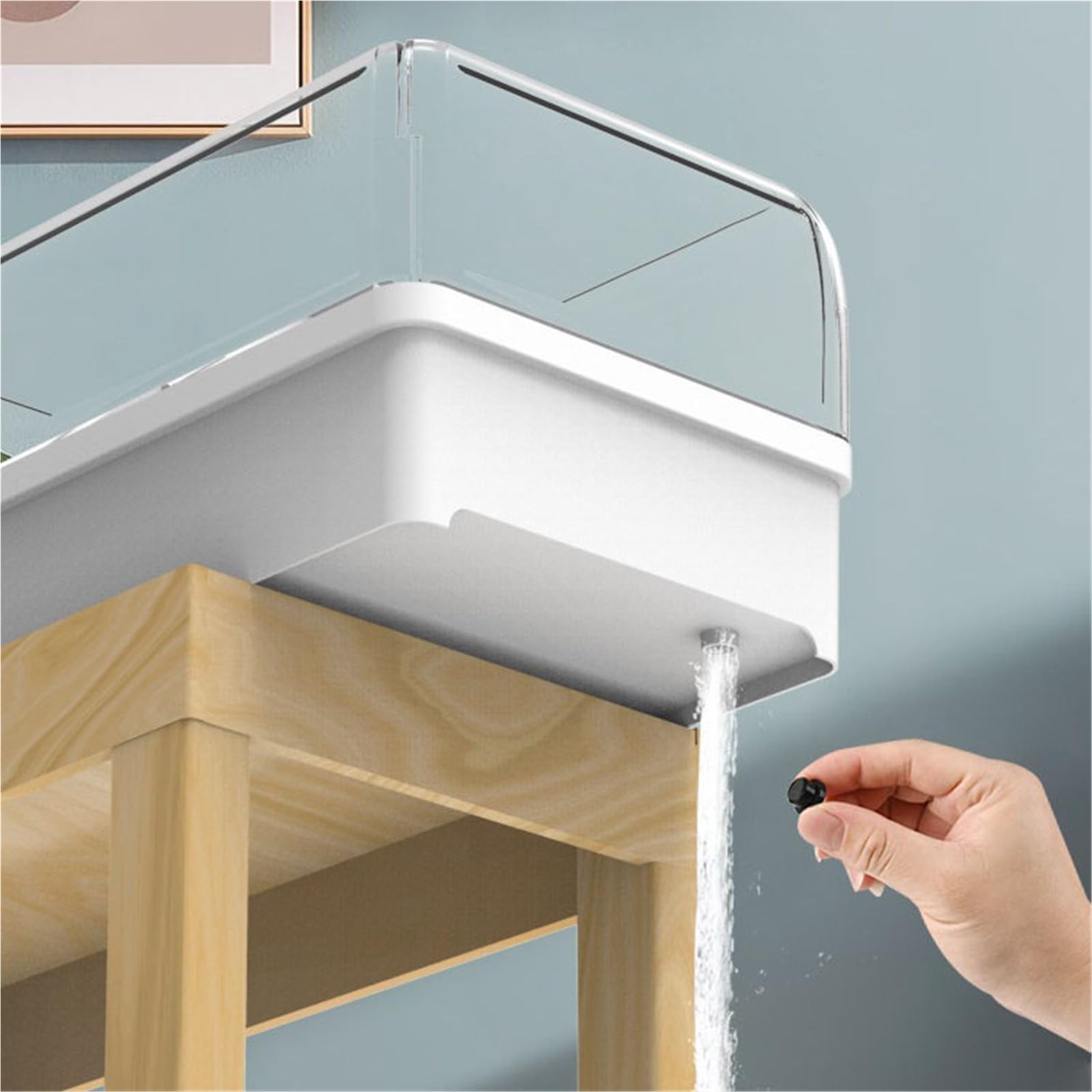 Siedlisko terrarium Hodowla żółwi brazylijskich w domu za pomocą platformy do suszenia na słońcu i zbiornika dla Terrarium akwariowe(Bare box)