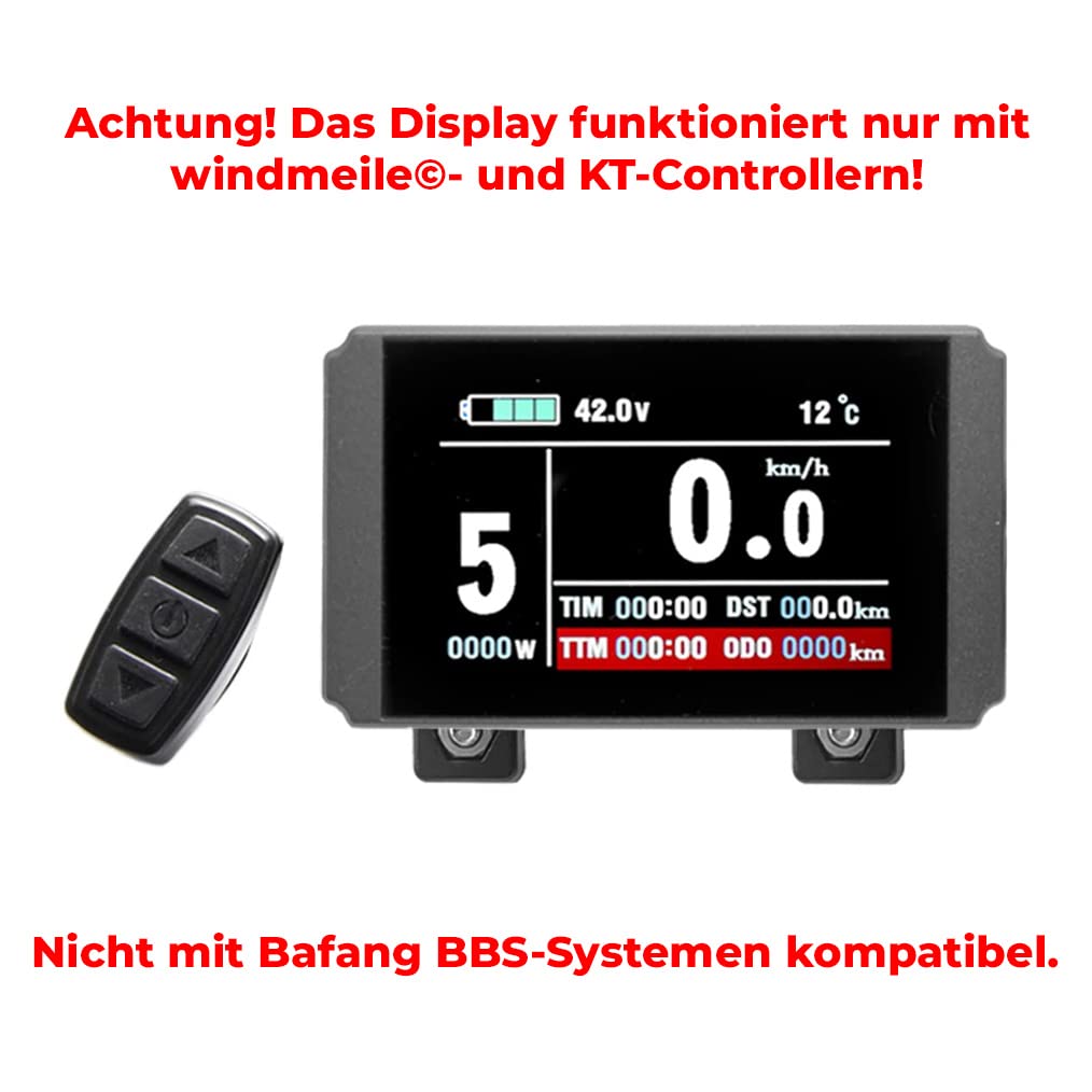 windmeile | e-bike naafmotor voorwiel, gespaakt, zwart, 20''/26''/28