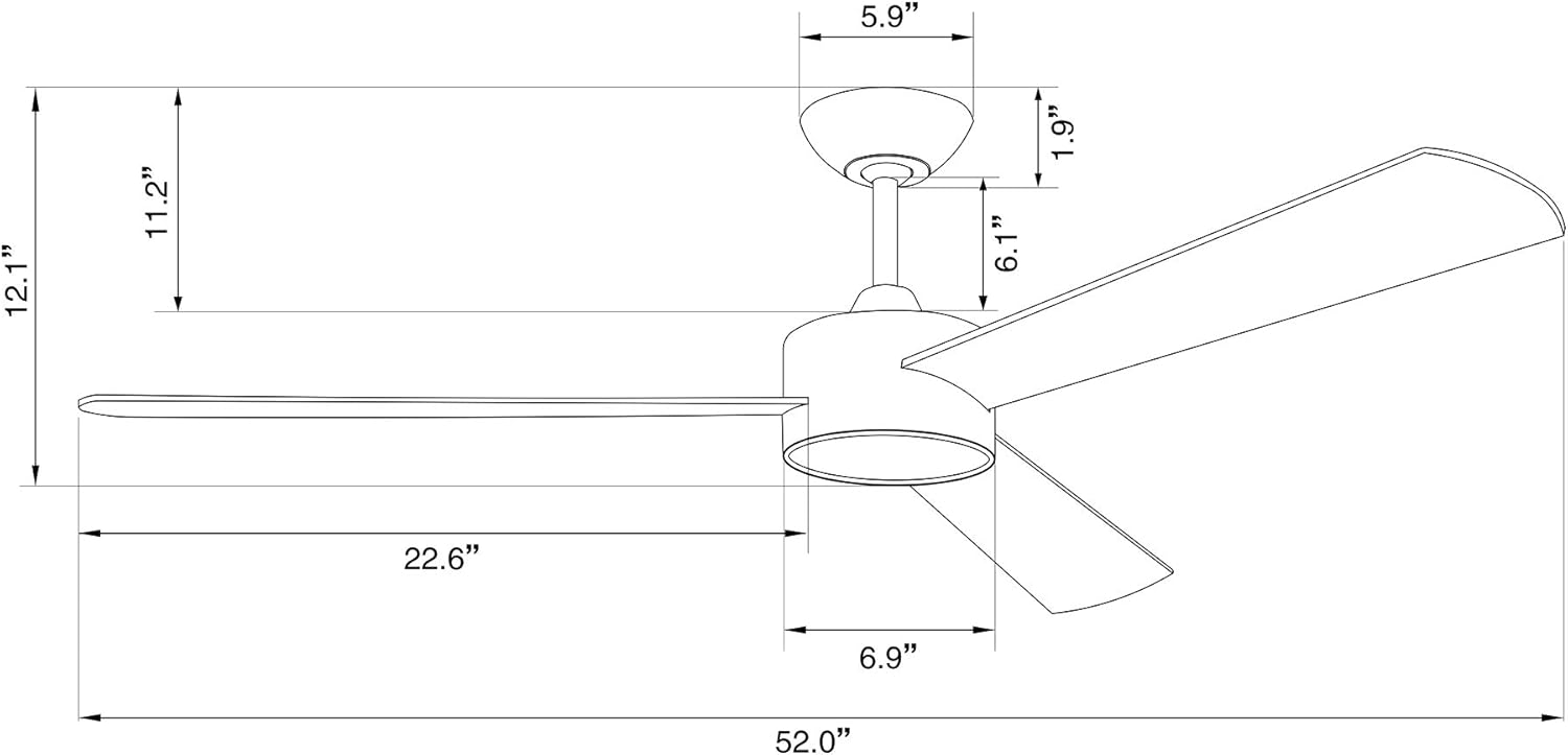 Super Cheap 🛒 LUCCI AIR Climate III 52-inch DC Ceiling Fan, White Amazon Crazy 🔥 Deals LUCCI AIR Climate III 52-inch DC Ceiling Fan, White