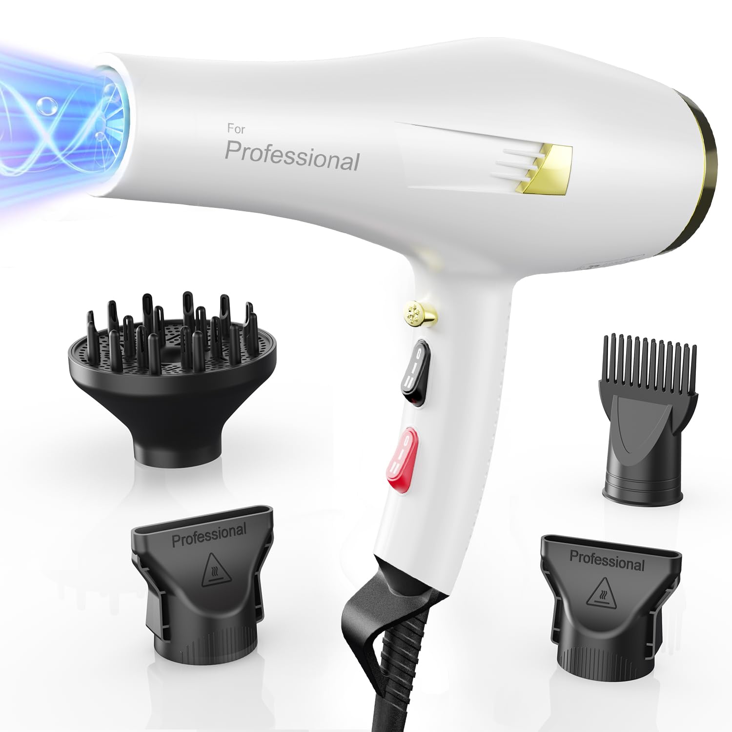 ヘアドライヤー Ur.Salon Premium Beauty Dryer Amazon.com : Hair Dryer Professional Ionic Salon Hair Dryer 2400W