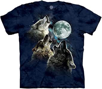 The Mountain Men's Three Wolf Moon Short Sleeve Tee