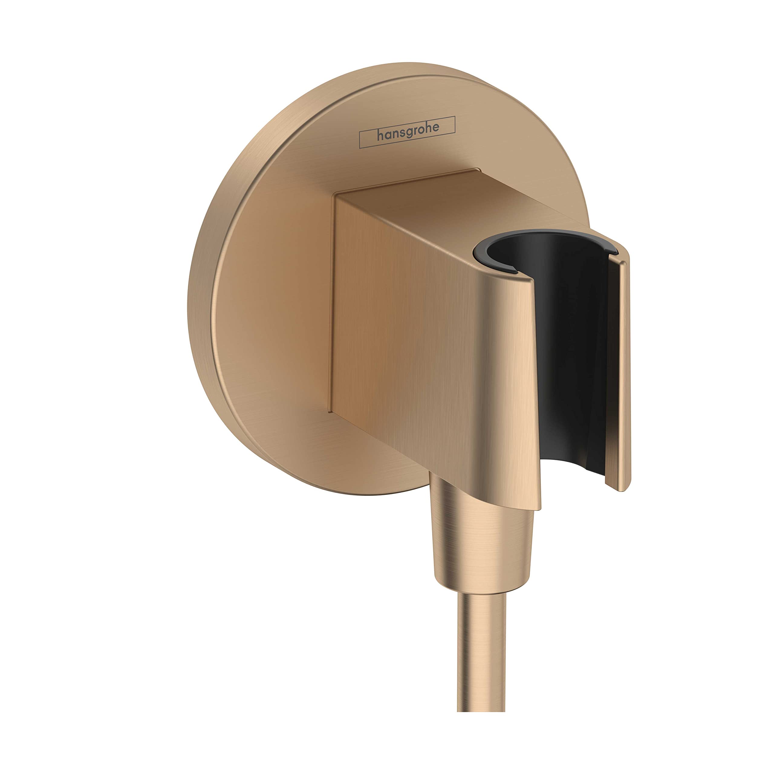 hansgrohe FixFit S prise murale douche bronze pour salle de bain zen
