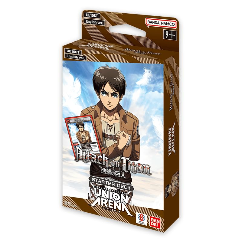 ATTACK TITAN トレーディングカード UNION ARENA Amazon.com: Attack on Titan Union Arena Starter Deck by Bandai