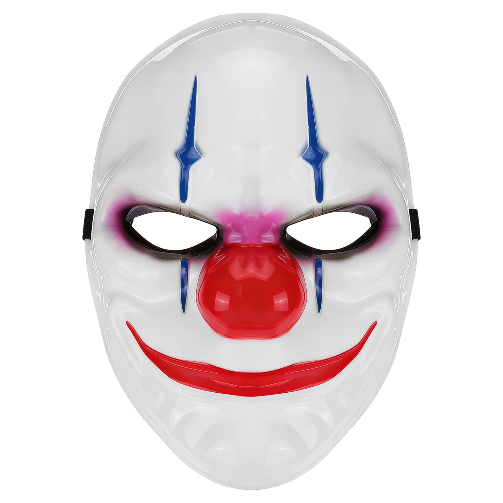 NAUZE Halloween Mask Clown Costume Horror Evil Scary Joker Mask Creepy Costume Props Full Face Mask for Halloween Festival Costume Cosplay Party