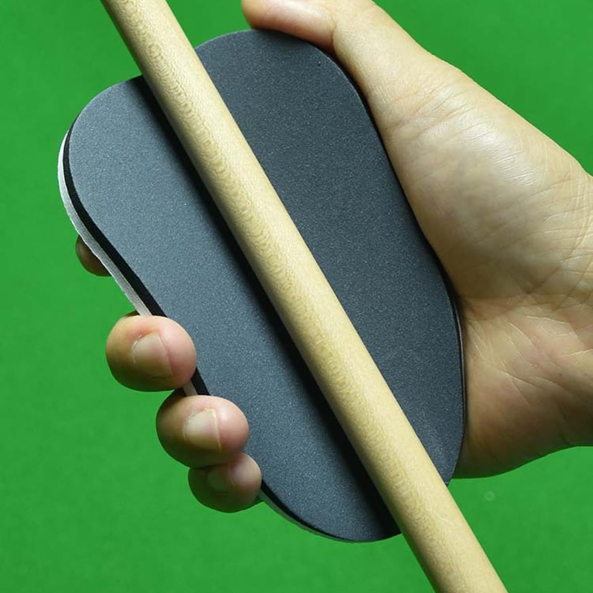 Panno per lucidatura Stecca da Biliardo a Doppia Faccia e tampone in Spugna per la Manutenzione dell'asta Anteriore Strumento per Carta vetrata per Un Gioco Fluido con la Stecca