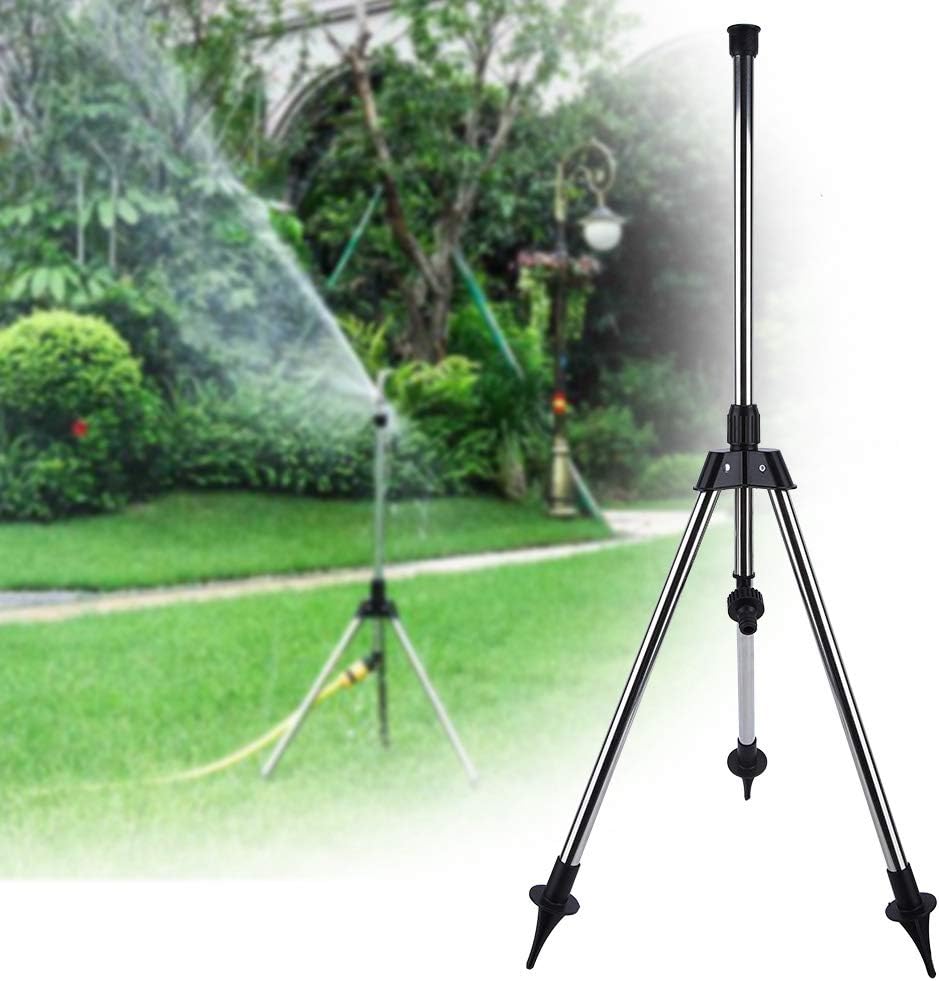 Adjustable Sprinkler Tripod Garden Sprinkler Stand Watering System Tripod Irrigation Tripod Stand Lawn Sprinkler Tripod Water Sprinkler Holder