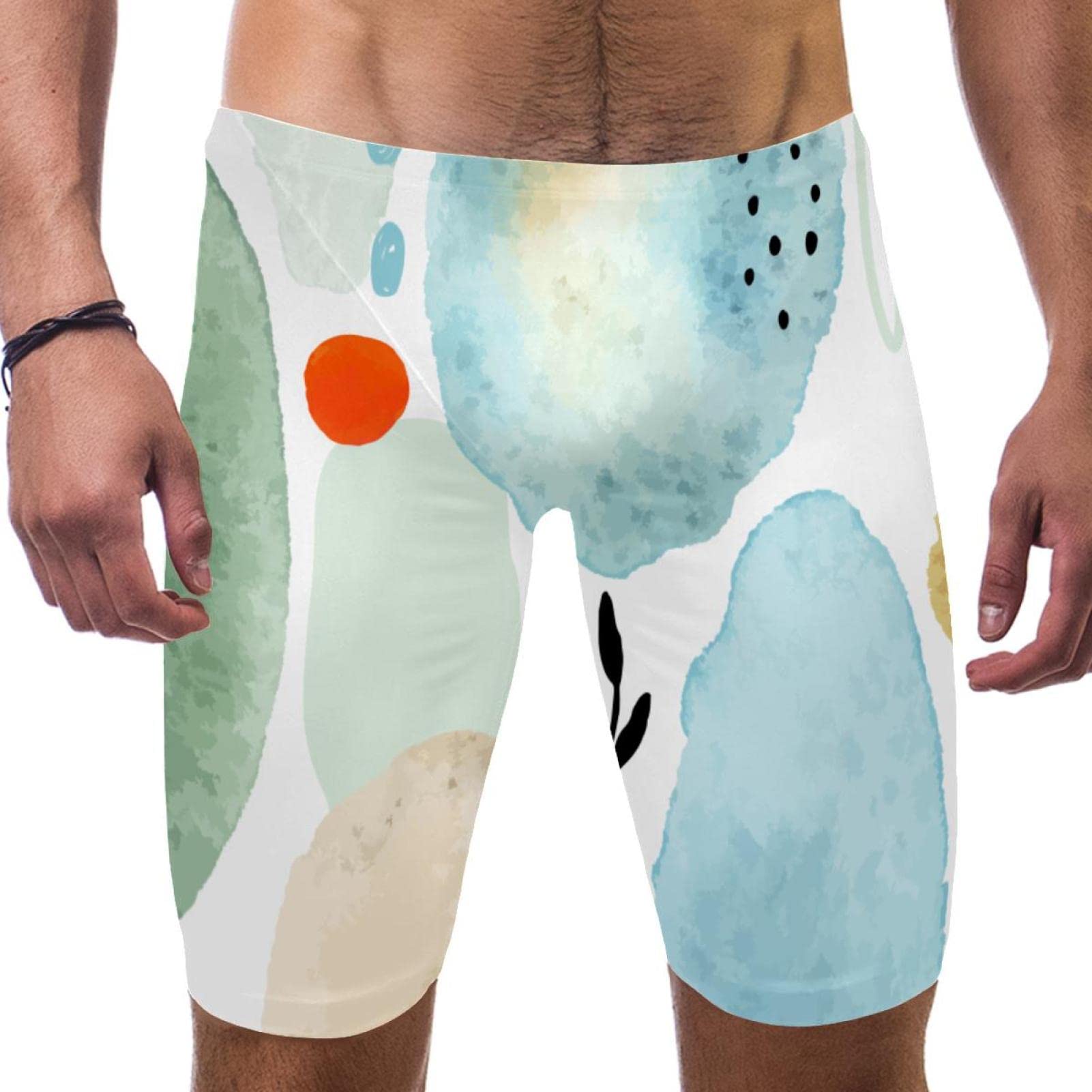 Jammers de natación competitiva para hombre HUI JIN SHOP: traje de baño hidrodinámico S-3XL 7