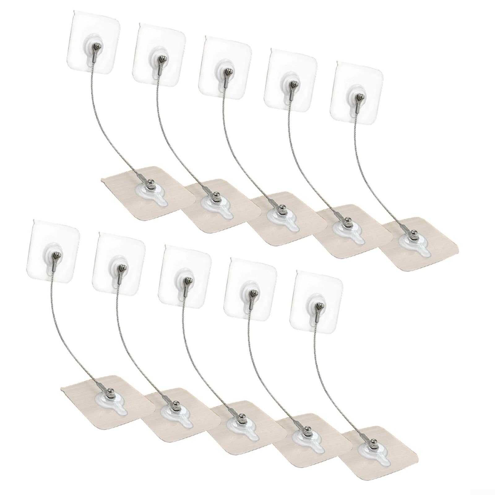 ComfyHarbor Bonding Furniture Anchors Kit with Strong Stainless Steel Straps, No Drill Anti Tip Safety for Baby Proofing Dressers Cabinets TV Units, For Easy Install and(30cm)
