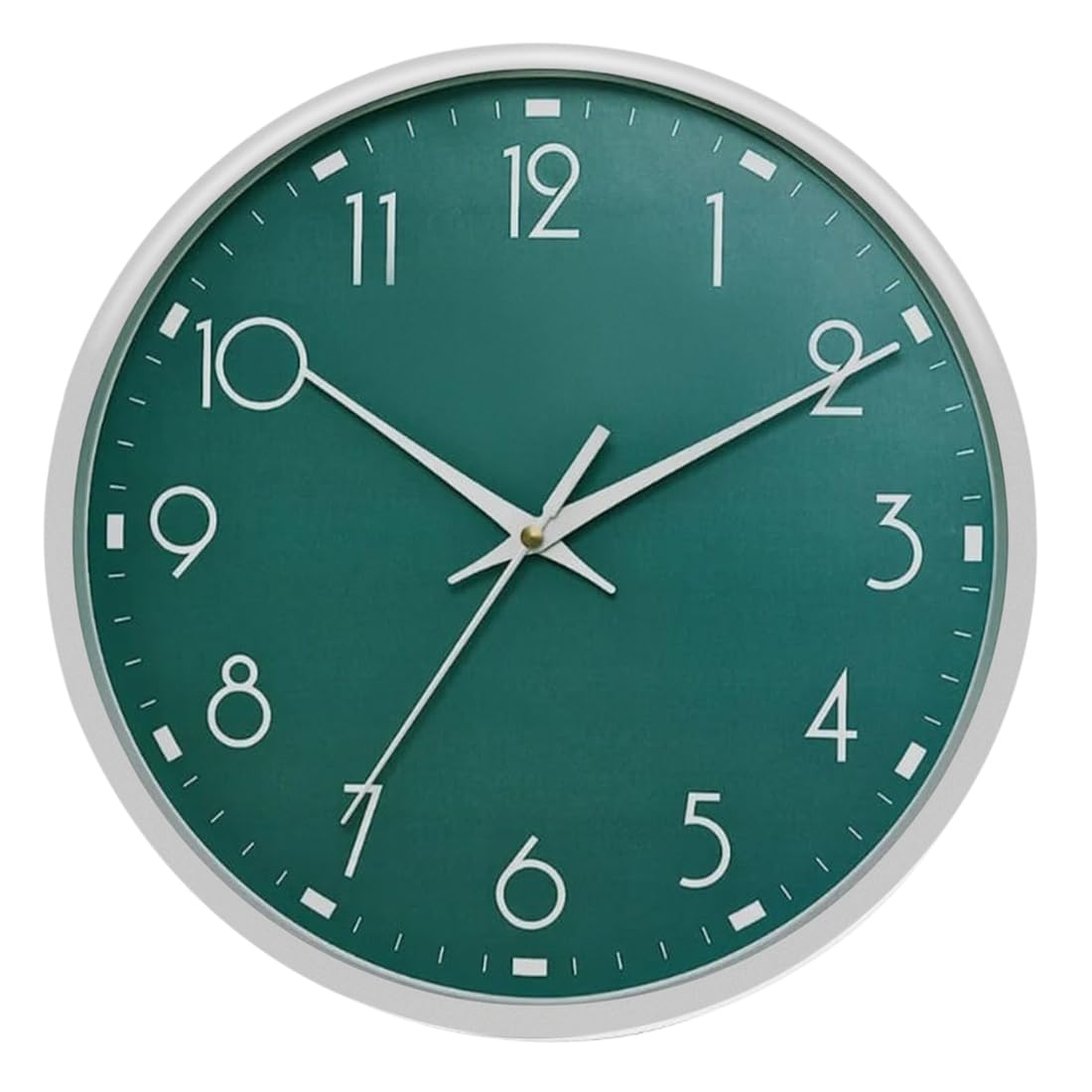 jomparis Radium Wall Clock Quartz Design Silent Sweep Radium Meter Design Wall Clock for Home Office Bedroom Night Glow (12 Inches)