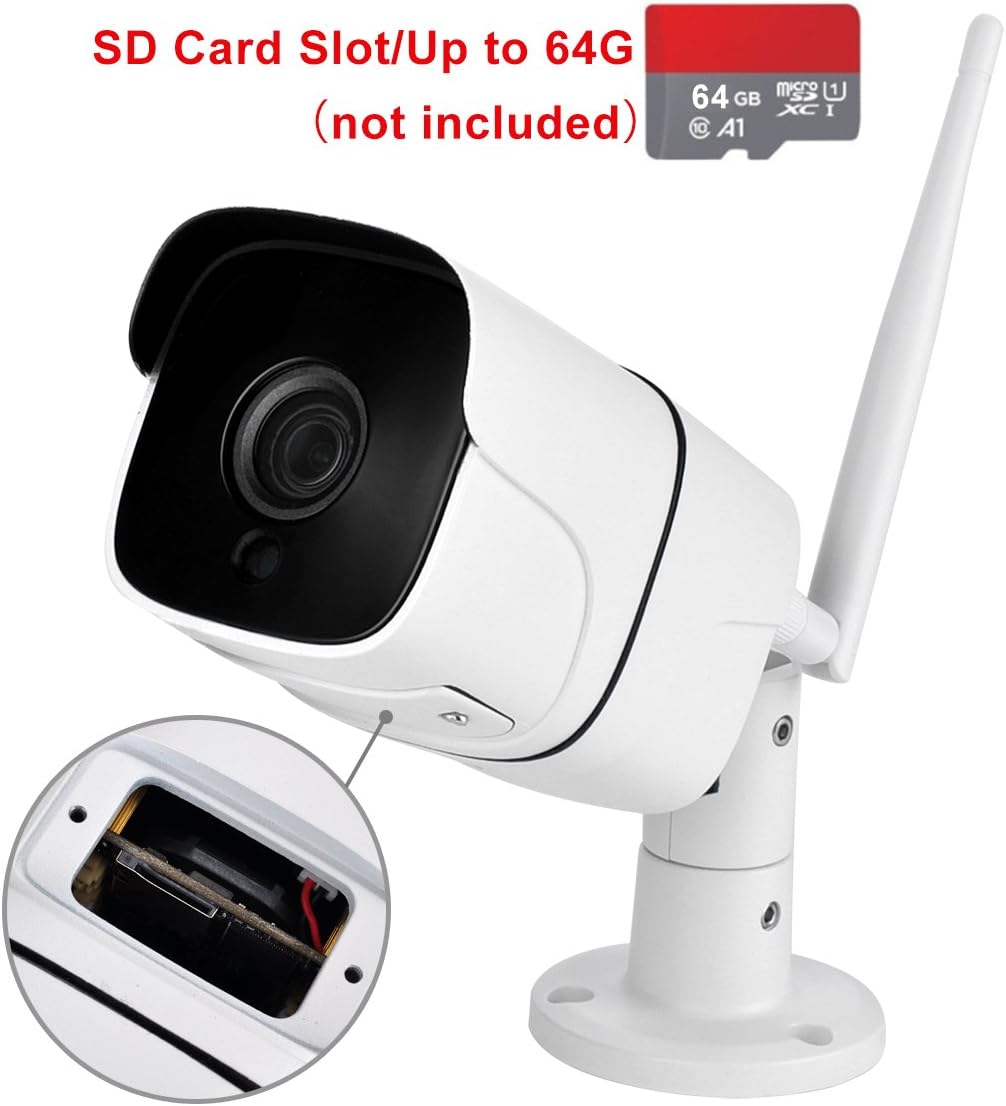 Alptop AT-100BW camera with SD card slot highlighted